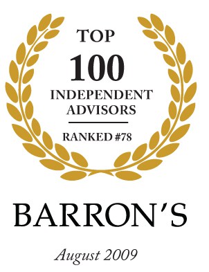 09/2009 Barron's Award